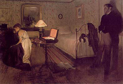 Le viol - Edgar Degas